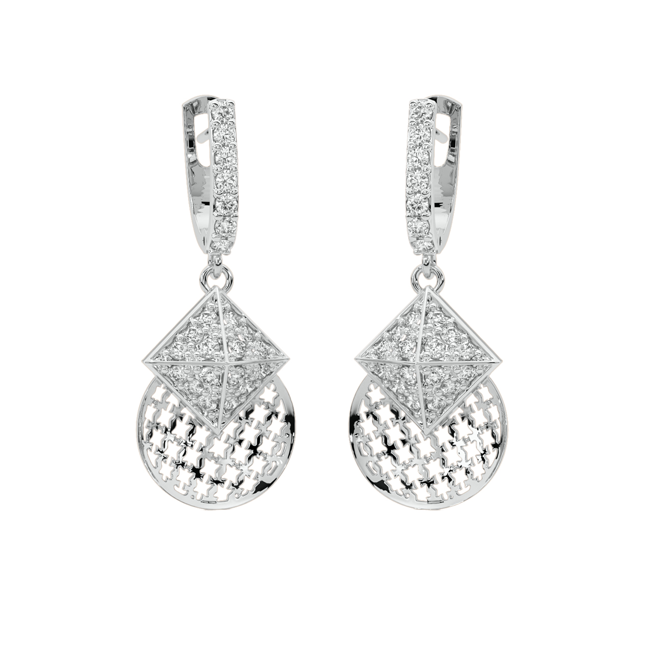 Trudel Round Diamond Earrings